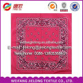 2015 fashion cotton biker scarf/squared bandana/paisley bandana china supplier